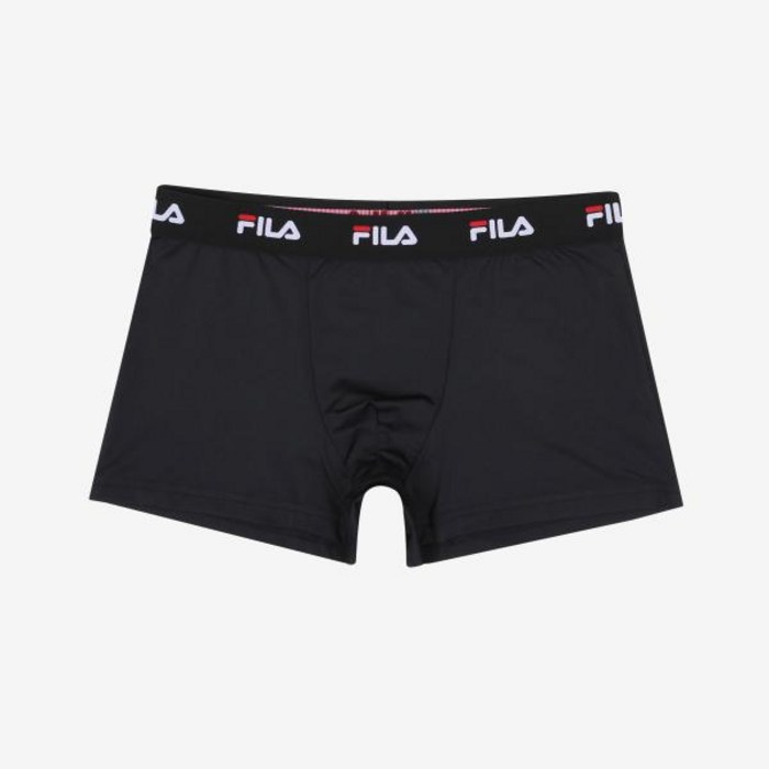 [FILA] 휠라 로고밴드 남성 드로즈 3매입_FI4DRD2409M_BLK 대표 이미지 - 휠라 팬티 추천