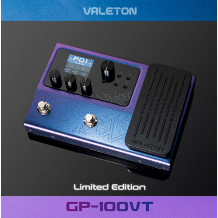 [Limited Edition / 한글지원] Valeton GP-100VT 베일톤 멀티이펙트 프로세서 / Jewel Violet 컬러 (어댑터 포함) 기타이펙터 대표 이미지 - 멀티 이펙터 추천