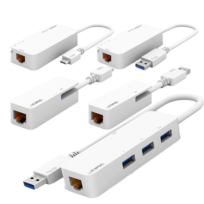 아이피타임 ipTIME 기가비트 유선 랜카드 C타입 USB3.0 노트북 데스크탑 인터넷 이더넷 어댑터 허브 랜카드-노트북용, 01.USB 3.0 기가비트 유선랜카드 대표 이미지 - 유선 랜카드 추천