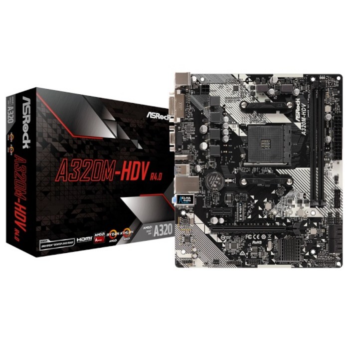 ASRock A320M-HDV R4.0 에즈윈, 상세페이지 참조 대표 이미지 - AMD 메인보드 추천