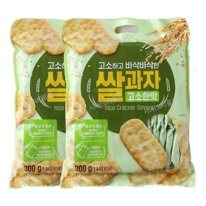 홈플러스 시그니처 쌀과자 고소한맛 300g 2개 대표 이미지 - 홈플러스 과자 추천