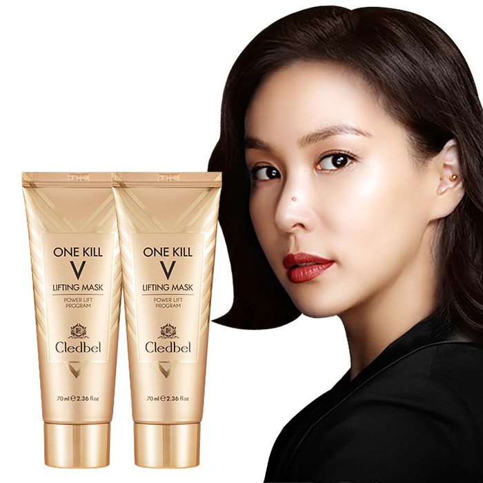 끌레드벨 원킬 브이 리프팅 마스크 70ml, 2개, 1세트 대표 이미지 - 리프팅 마스크 추천