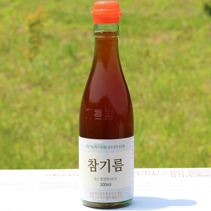 국산 통참깨100% 당일착유 참기름 350ml 대표 이미지 - 참기름 추천