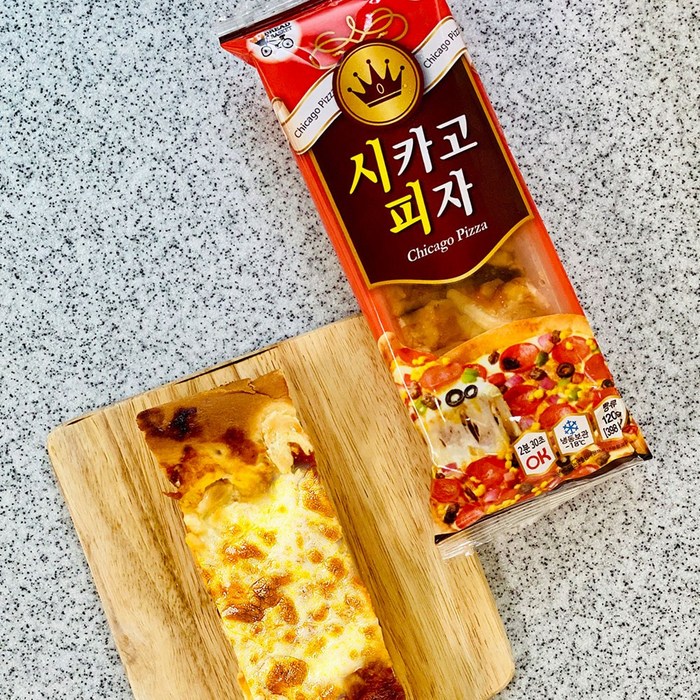 대신에프에스 시카고피자 120g x 10개 대표 이미지 - 피자빵 추천