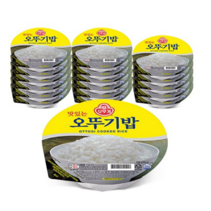 오뚜기 맛있는 밥, 210g, 18개 대표 이미지 - 호카손쟈 추천