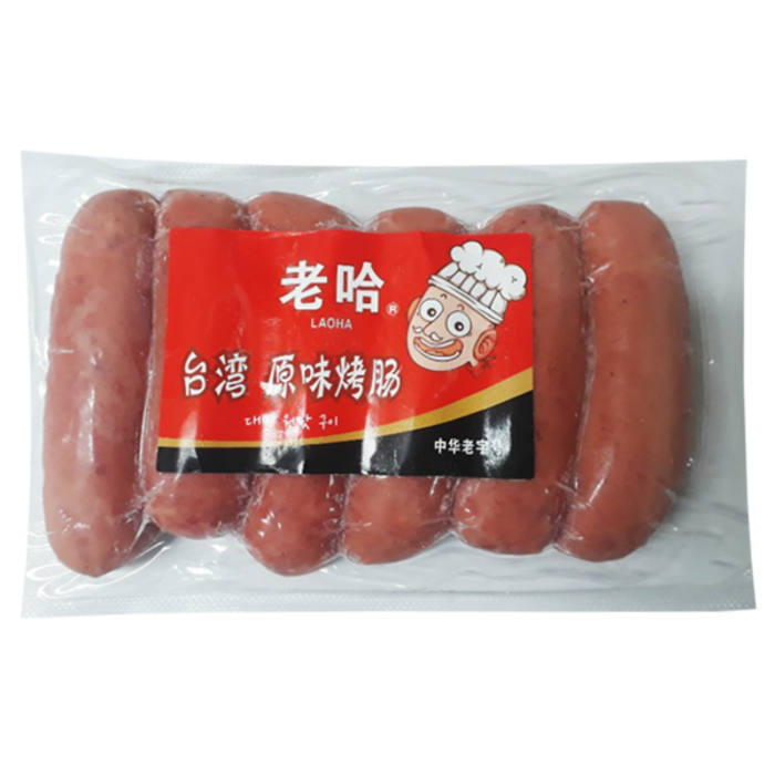 홍홍 중국식품 대만구이 소시지 중국소시지 오리지널 원맛 6개입, 330g, 1개 대표 이미지 - 중국 당면 추천