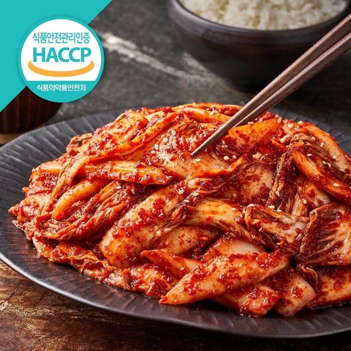 김장 김치 HACCP 인증 삼대본가김치 1.5kg, 1단계(맛있게 매운맛) 대표 이미지 - 겉절이 김치 추천