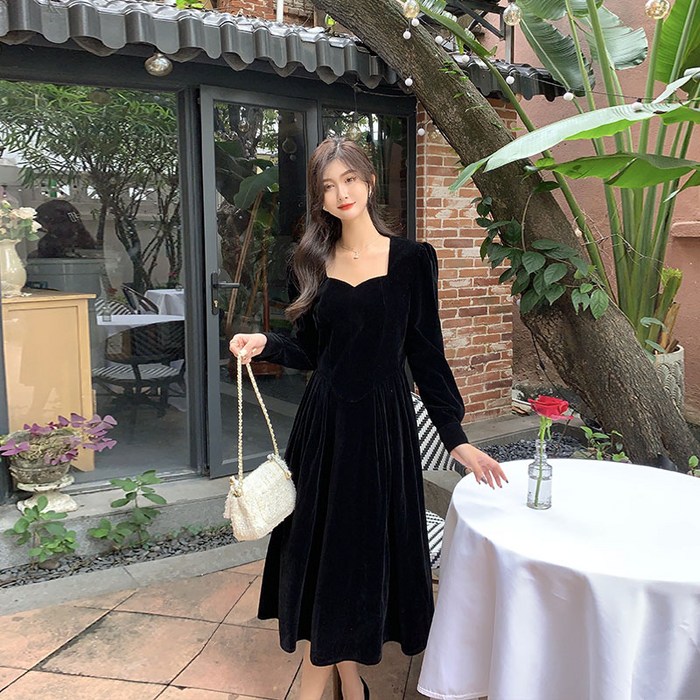 문정원 도매 솔로지옥 옷 롱 원피스 김지수 윤아 박민영오피스룩 원더우먼 박민영 임수정 프리지아 송혜교 대표 이미지 - 프리지아 원피스 추천