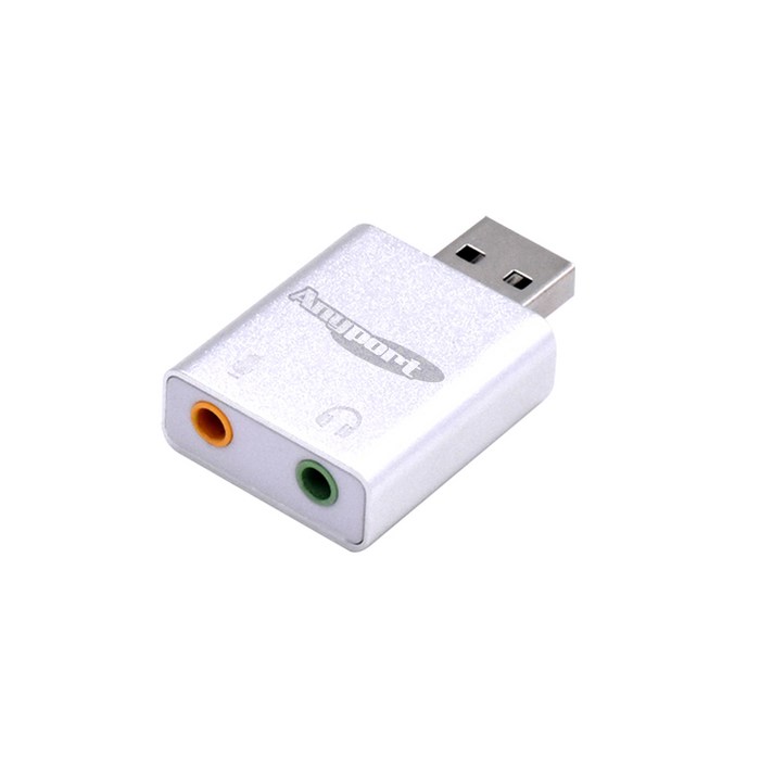 애니포트 7.1채널 USB 사운드 카드 외장형 2p, AP-JH71U 대표 이미지 - 외장 사운드카드 추천