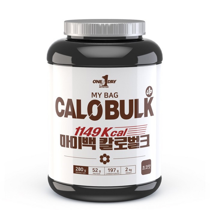 원데이뉴트리션 칼로 벌크 게이너 헬스 단백질 보충제 2kg, 1개, 2000g 대표 이미지 - 게이너 추천