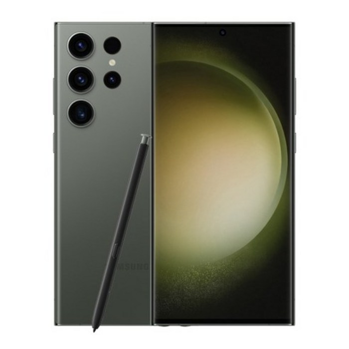 삼성전자 갤럭시 S23Ultra 자급제 SM-S918NZGFKOO, 그린, 512GB 대표 이미지 - 업무용 폰 추천