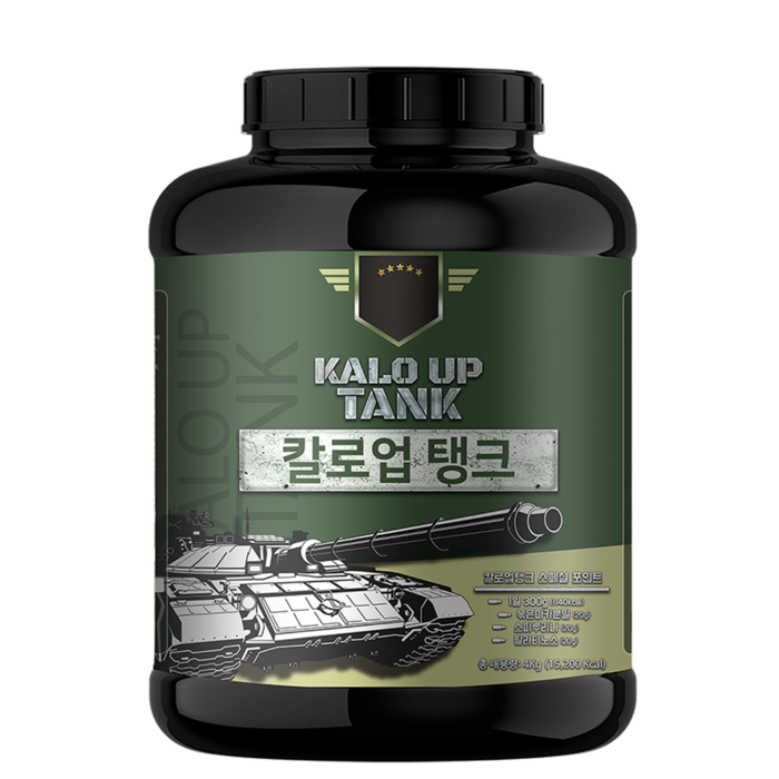 칼로업탱크 4kg 살찌는 게이너 단백질보충제 체중증가 헬시오, 칼로업탱크 4kg 1통 대표 이미지 - 게이너 추천