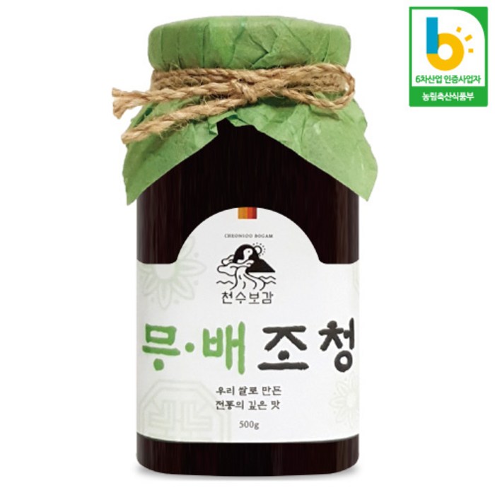 천수보감 100%국산재료 무조청 500g 천수누리 쌀조청, 1병 대표 이미지 - 쌀엿 추천