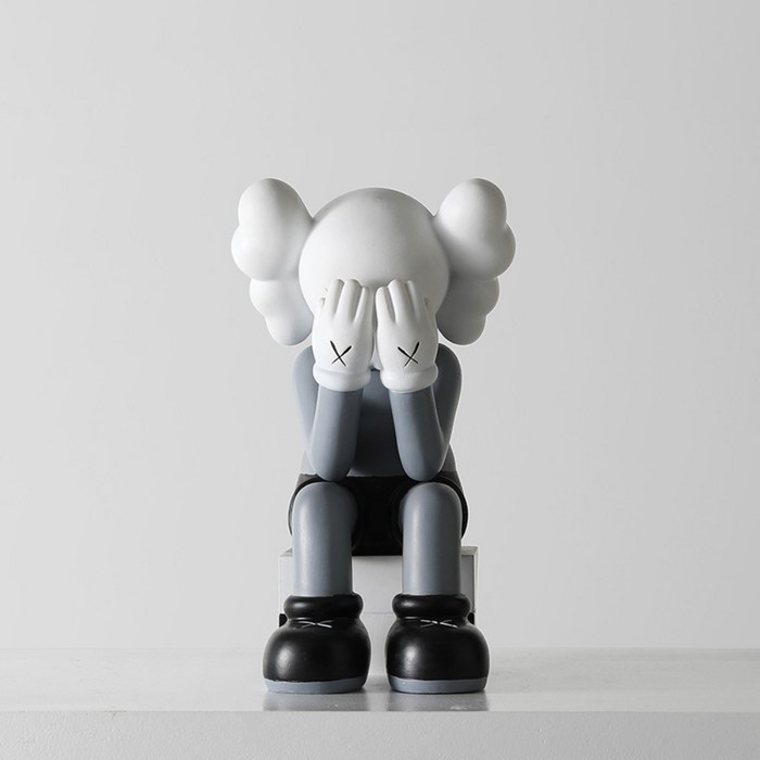 대형 카우스 피규어 64cm 인테리어 베어브릭 1000% KAWS, 앉음새-대(22cm길이13cm) + 1개 대표 이미지 - 베어브릭 추천