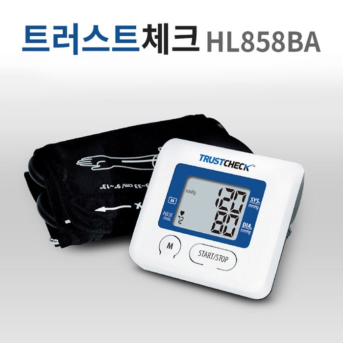 아크레이 팔뚝형 혈압측정기 트러스트체크 혈압계 HL858BA, 1개