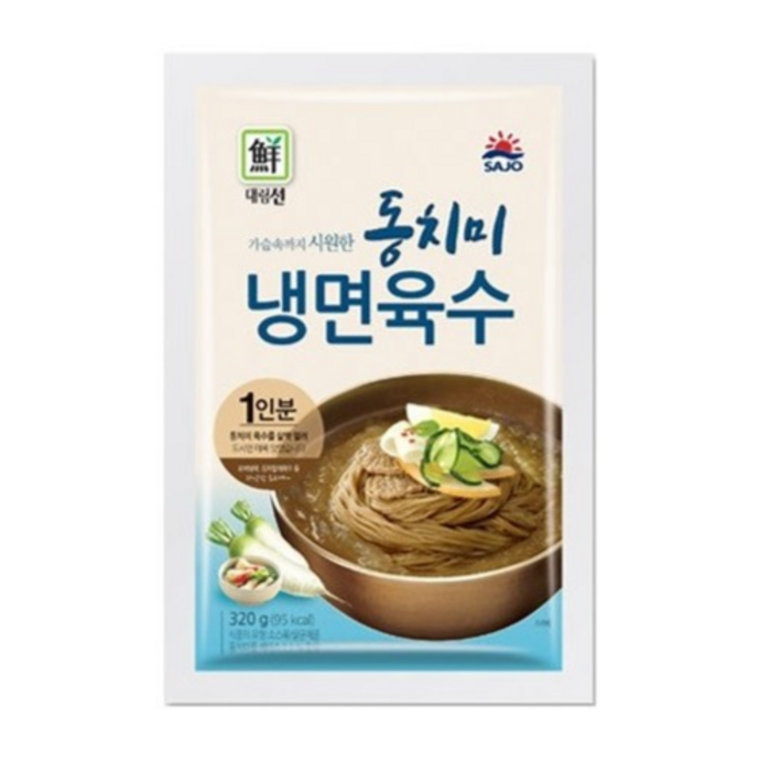대림 동치미 냉면육수 320g 20입 IN, 20개 대표 이미지 - 냉면 육수 추천