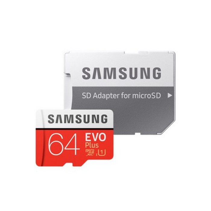 삼성전자 EVO PLUS 마이크로SD 메모리카드 MB-MC64HA/KR, 64GB 대표 이미지 - 마이크로 SD카드 추천