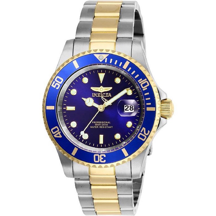 [미국 직구] Invicta 남성 남자 손목 시계 26972 26972 Two-tone/Blue 대표 이미지 - 인빅타 시계 추천