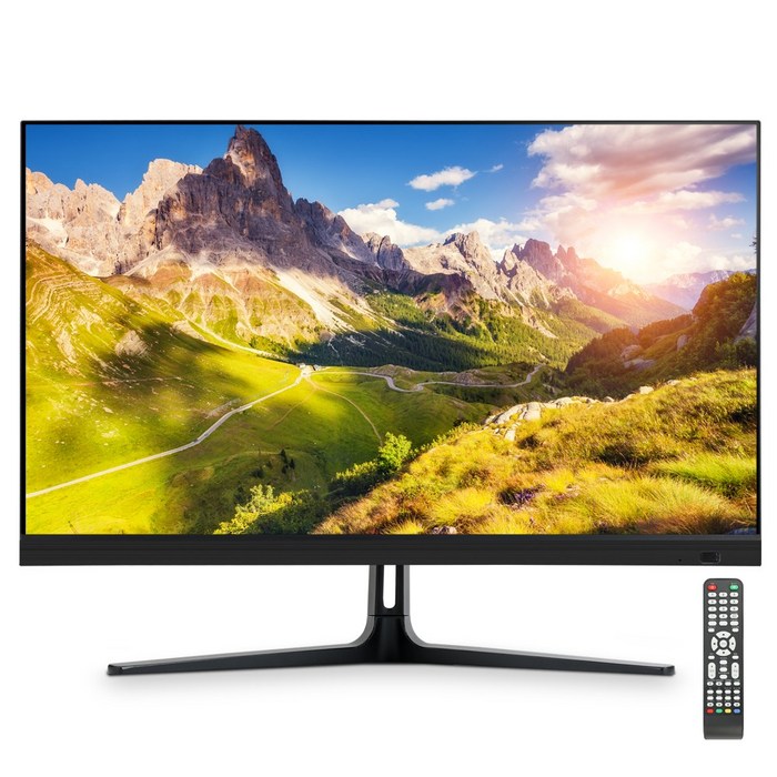 큐빅스 24인치 LED TV 모니터 소형티비 리모컨포함 Full HD 해상도 에너지효율 1등급 USB 장착 제로베젤 신형 CBX240FHD, 일반 대표 이미지 - 24인치 TV 추천