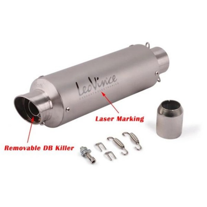EMark 오토바이 레오 빈스 배기관 스쿠터 시스템 DB 킬러 머플러 듀크 125 CBR500 Z900 R15V351mm EMark 오토바이 레오 빈스 배기관 스쿠터 시스템 DB 킬러 머플러 듀크 125 CBR500 Z900 R15V351mm