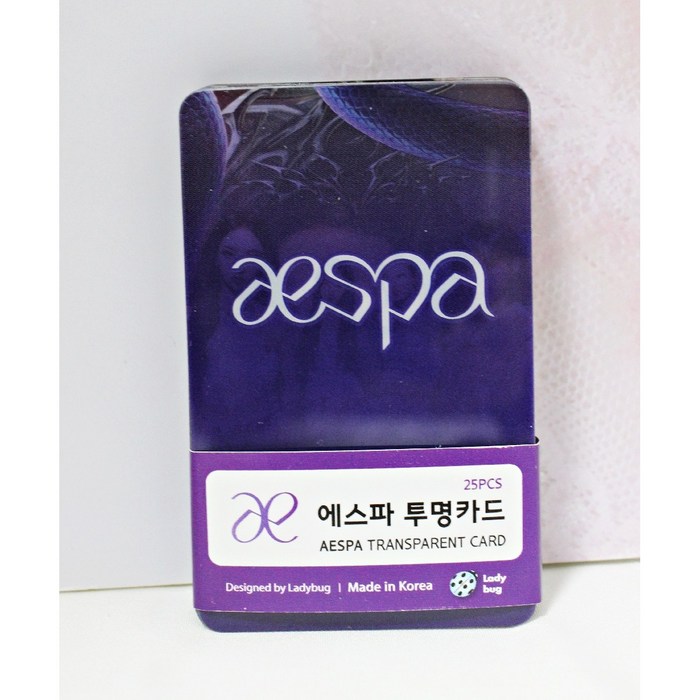 에스파(AESPA)굿즈 25장 고화질 포토 메세지 포토 카드 Set 대표 이미지 - 에스파 포토카드 추천