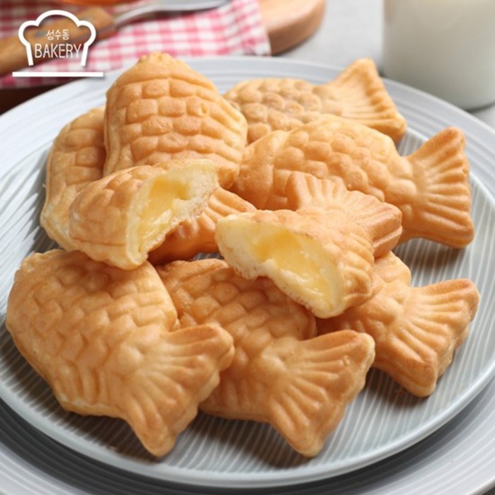 [성수동베이커리] 우리밀 슈크림 붕어빵 900g(50g x 18개입), 단품 대표 이미지 - 슈붕 추천