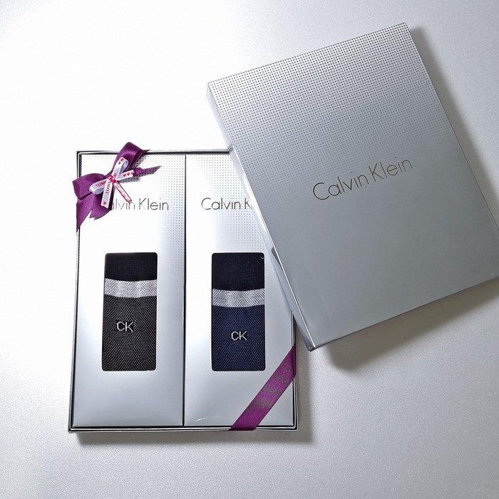 Calvin klein [Calvin Klein] CK 남성 설 양말 선물세트 깔끔한 정장용 스프라이트 무늬 도트 캐쥬얼 애플아울렛 엘르양말 사상점 546 2족 DAKS 대표 이미지 - 캘빈클라인 양말 추천