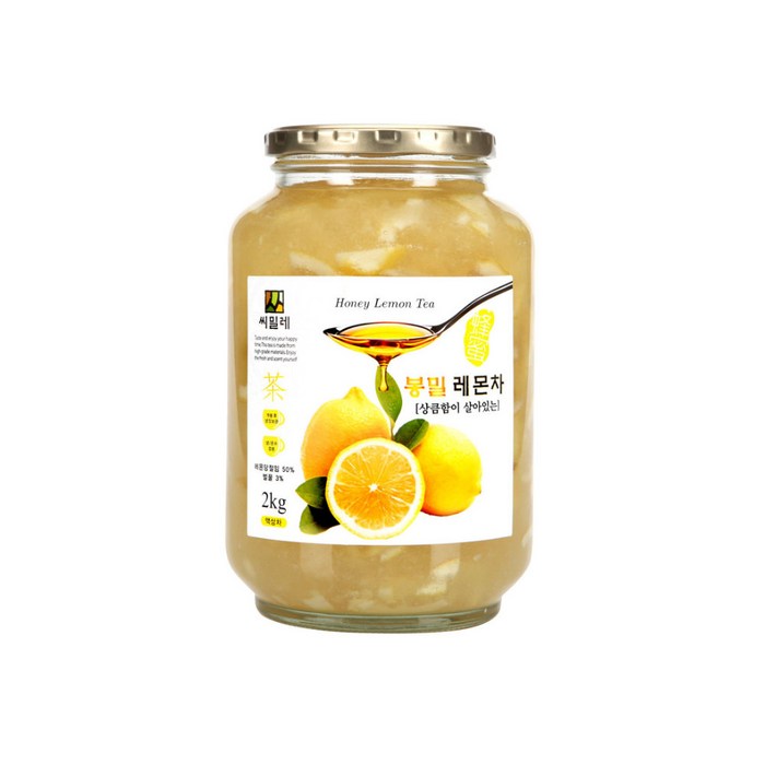 씨밀레 봉밀 유자차 2kg+레몬차 2kg / 레몬청 유자청 에이드 고흥 코스트코 대표 이미지 - 유자청 유자차 추천