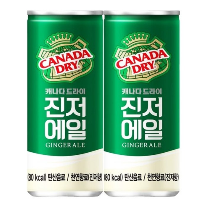 캐나다드라이 진저에일, 20개, 250ml 대표 이미지 - 하이볼 토닉워터 추천