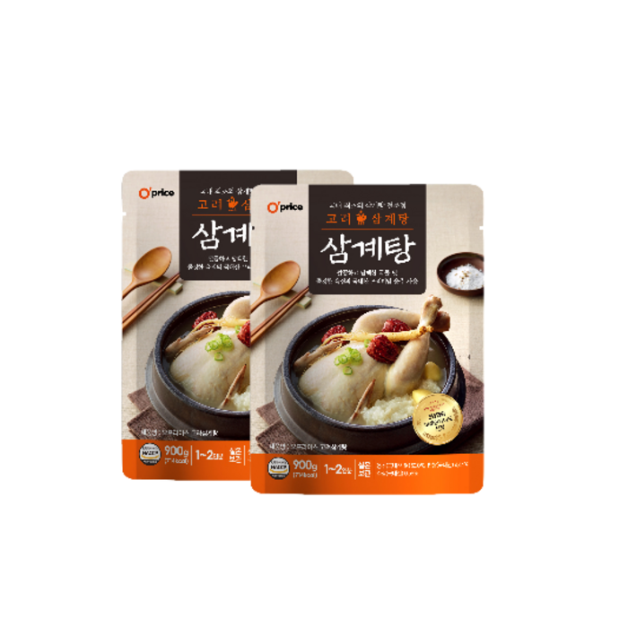 오프라이스 고려삼계탕 삼계탕, 2개, 900g 대표 이미지 - 여름 보양식 추천