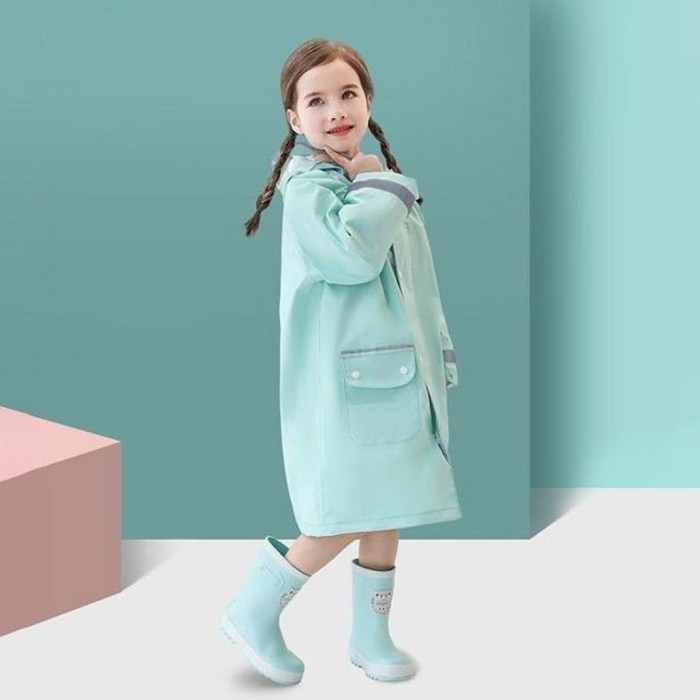 키즈목마 초등학생 우비 어린이 비옷 주니어 레인코트 대표 이미지 - 아동우비 추천