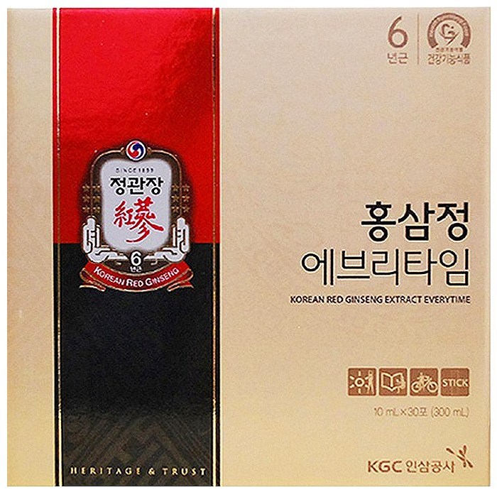 정관장 홍삼정 에브리 타임, 10ml, 30포 대표 이미지 - 홍삼정 에브리타임 추천