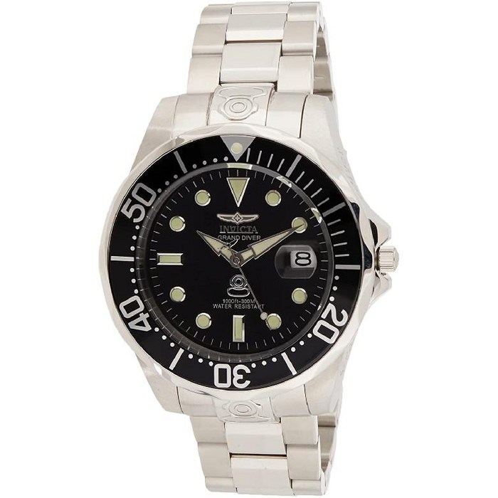 [미국 직구] Invicta 남성 남자 손목 시계 INVICTA-3044 Silver/Black 대표 이미지 - 인빅타 시계 추천