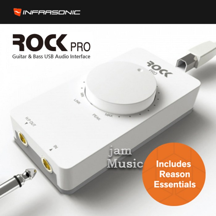 인프라소닉 ROCK Pro - 기타 베이스 전용 USB 오디오 인터페이스
