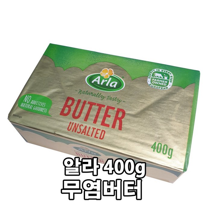 알라 무염버터 400g / 천연버터 앵커버터 알라버터, 1개 대표 이미지 - 천연 버터 추천
