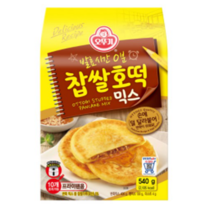 오뚜기 찹쌀호떡믹스, 540g, 9개 대표 이미지 - 호떡 추천