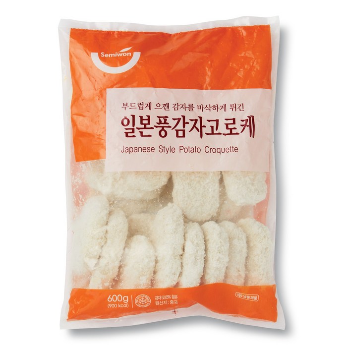 세미원푸드 일본풍 감자고로케 600g (30g x 20개), 1팩 대표 이미지 - 감자고로케 추천