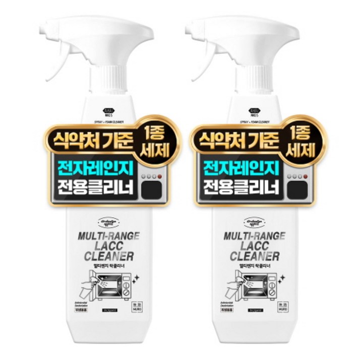 무로 멀티렌지 락클리너 1종 세척제, 2개, 750ml 대표 이미지 - 창틀 청소 추천