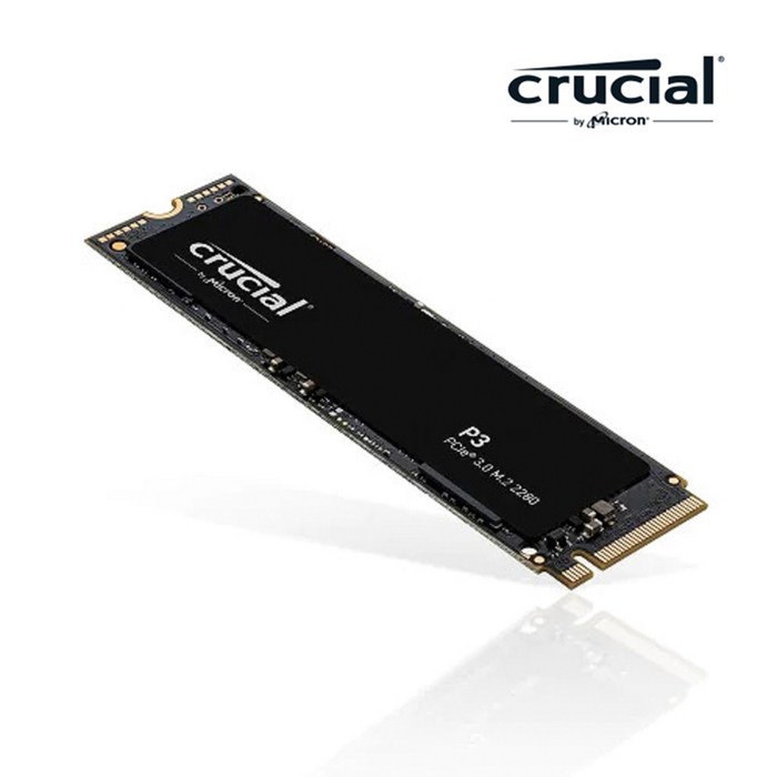 마이크론 Crucial P3 M.2 2280 NVMe SSD, 2048GB 대표 이미지 - M.2 NVME SSD 추천