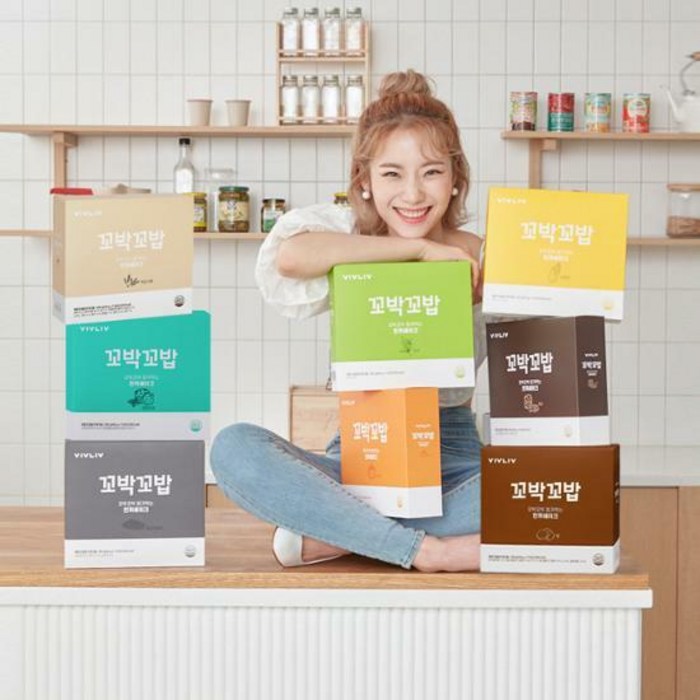 (미숫가루/밤맛 입고) 비브리브 꼬박꼬밥 7개입 8가지맛 중 택1, 밤 대표 이미지 - 꼬박꼬밥 추천