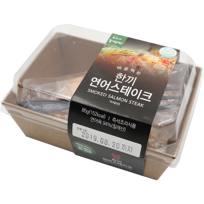 바로먹는 한끼 연어 스테이크, 10팩 대표 이미지 - 제일 맛있는 훈제연어 추천