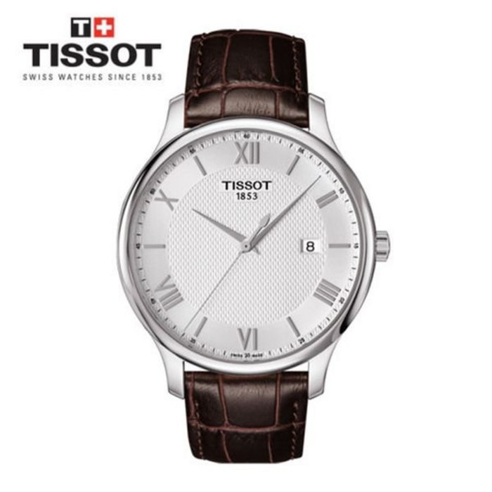 [갤러리아] 티쏘[티쏘]남성가죽시계 Tissot Tradition 트레디션 쿼츠_T063.610.16.038.00 대표 이미지 - 티쏘 시계 추천