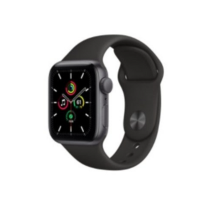 Apple 애플워치 SE, 40mm, GPS+Cellular, 알루미늄, 스페이스 그레이 / 블랙 스포츠 밴드 대표 이미지 - 애플워치 셀룰러 추천