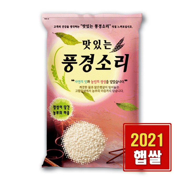 2021년산 햇 찹쌀 5kg, 1개 대표 이미지 - 찹쌀 추천