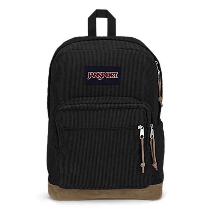 잔스포츠 JANSPORT 백팩 가방 라이트팩 블랙 사이드포켓 유