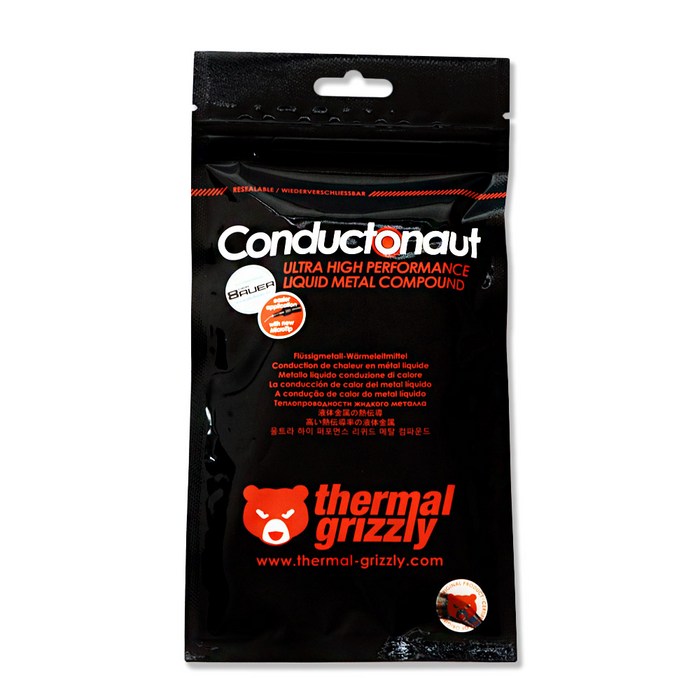 grizzly thermal Conductonaut 1g 액체금속 써멀구리스, 단품