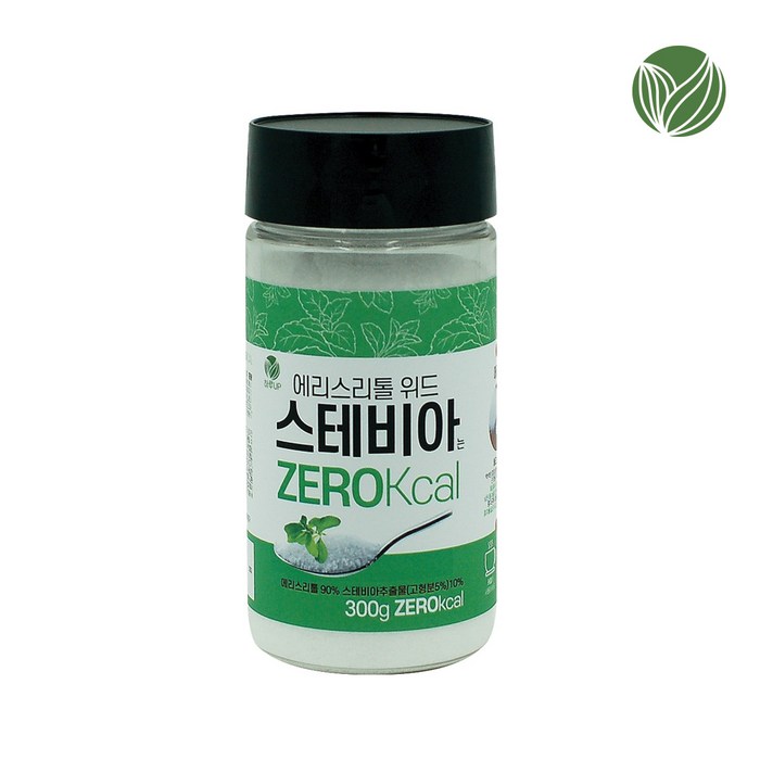 유통기한 23년 5월 하루업 미국산 스테비아 위드 에리스리톨 설탕 300g, ZERO 스테비아 300g 2개 대표 이미지 - 스테비아 추천