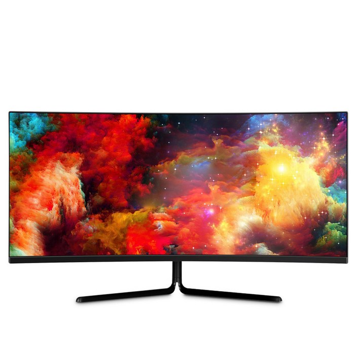 한성컴퓨터 86.4cm WQHD 퀀텀닷 1500R 리얼 100 게이밍 모니터, TFG34Q10WQ(일반) 대표 이미지 - 한성 QHD 커브드 모니터 추천