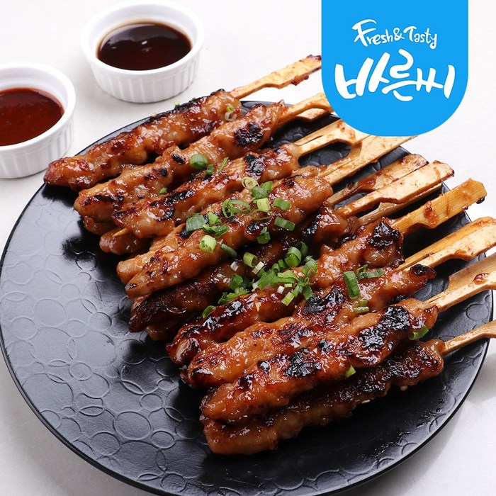 데리야끼 닭꼬치 40개 800g, 20g 대표 이미지 - 모듬 꼬치 추천