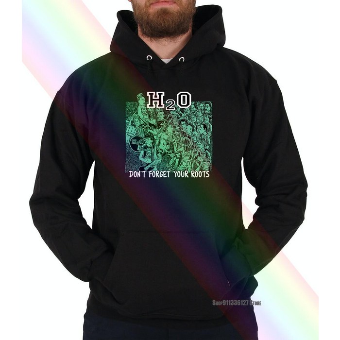 새로운 멋진 H2O 하드 코어 펑크 밴드는 당신의 망을 잊지 마세요 블랙 까마귀 스웨터|Skateboarding Hoodies| 대표 이미지 - 하드코어 속옷 추천